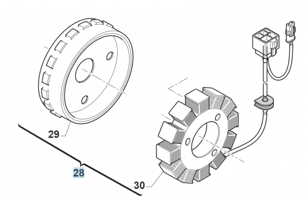 GENERATOR KOK 9022 ES KOK/SUM, # F15550.02.